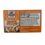 Emmi raclette cheese nutrition label
