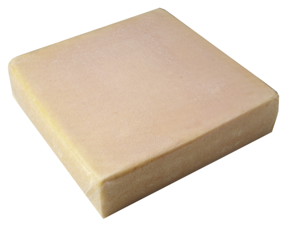 Raclette Cheese from Switzerland with rind, square
