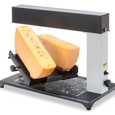 Raclette Melter for 2 half wheels, gas powered
