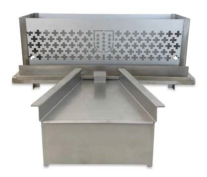 Coal fired Raclette melter