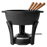 Empty Fondue set Party Pro with 4 forks