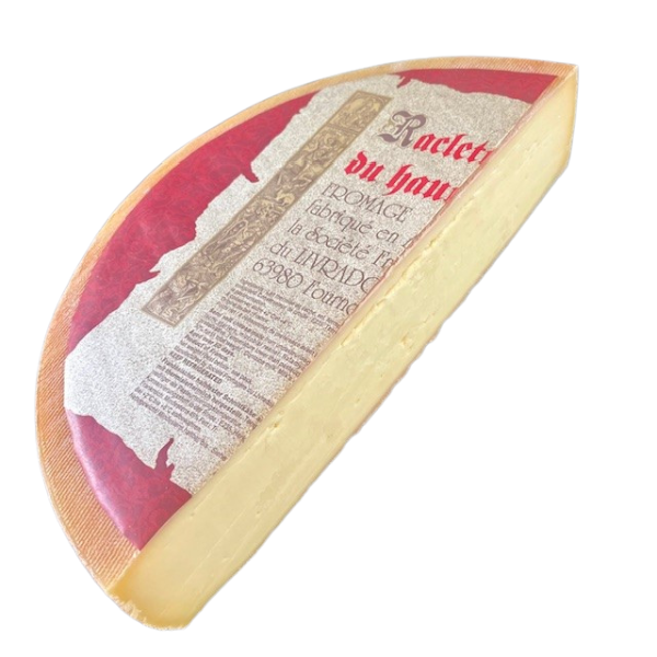 French Raclette Cheese Livradois, half wheel, 7 lbs – RacletteCorner