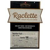 Mifroma Raclette Cheese from Switzerland, full wheel, 12 lbs