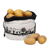 Potato bag with cherry pits for warming
