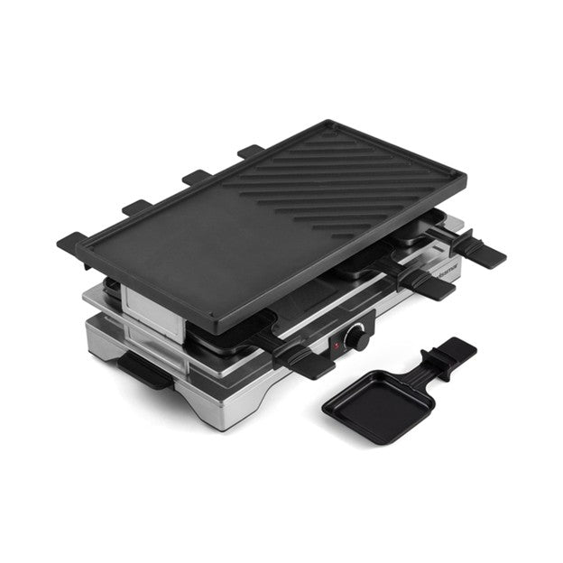 Swissmar Verso 8 Person Indoor Outdoor Raclette Cast Iron Top ...