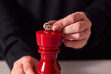 Cole & Mason London Acrylic Red Pepper Mill 6"