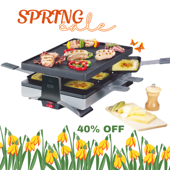 Pizza and Raclette grill from Stockli