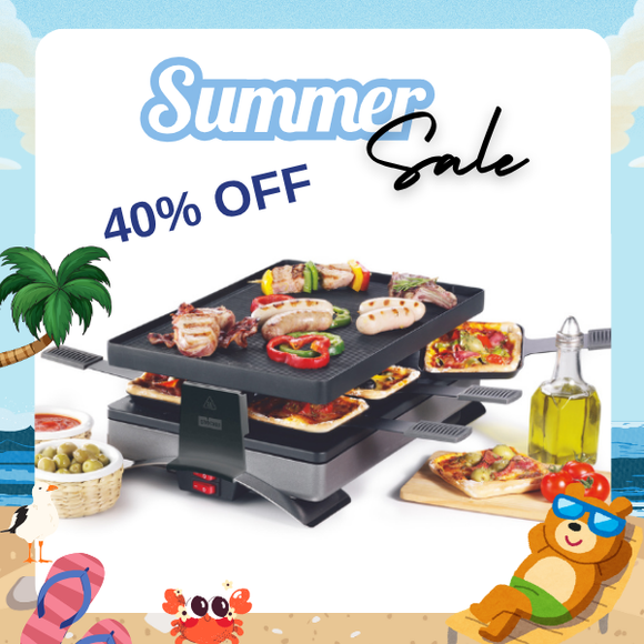 Set Spatole Raclette 8 Pezzi - Per Formaggio, Fonduta, Griglie - Con Pennello Silicone, Nylon Anti-Graffio - Foto 9