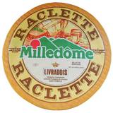Milledome raclette cheese from France, Livradois