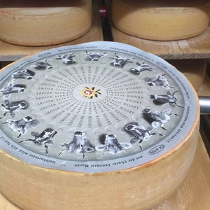 Raclette Cheese from Switzerland, Alp Maran full wheel